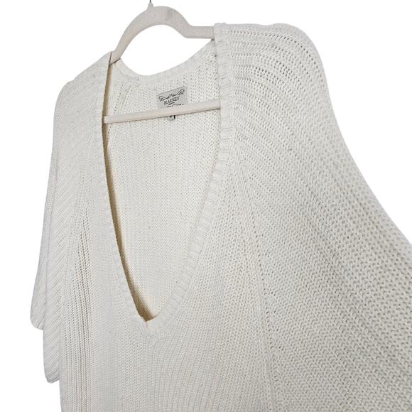 Blarney Ireland Womens Angora Cashmere Slouch V-Neck Sweater Size M Quiet Luxury - Picture 5 of 9